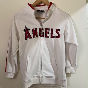 Stitches White Angels Zip-Up Track Jacket Size XL